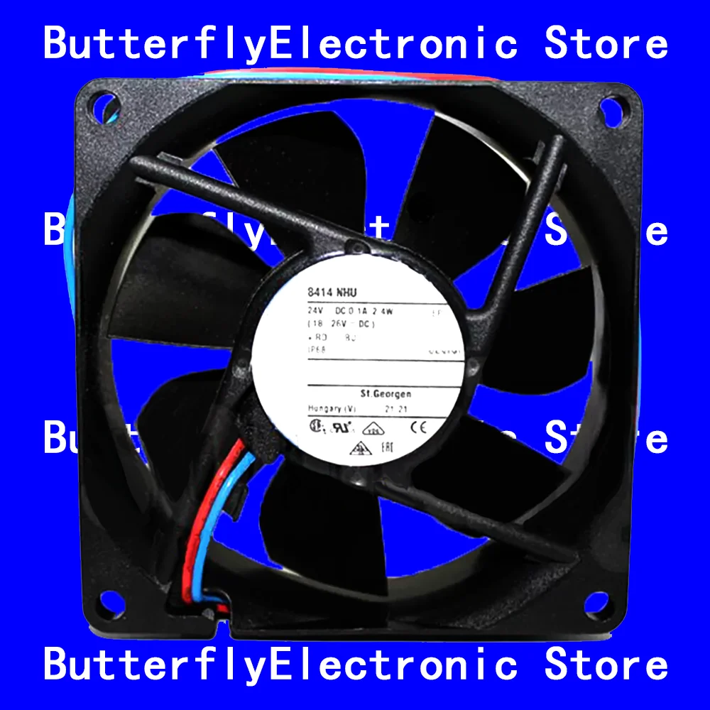 新しいオリジナル-8414nhu-24v-dc-24w-24w-冷却ファン-8025-80-80-25mm