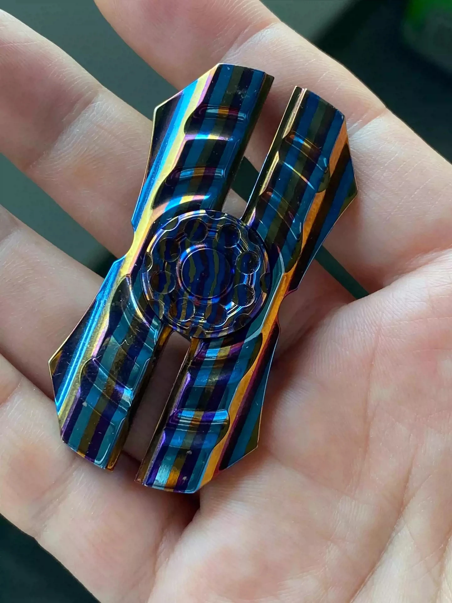 Second hand transaction Fidget spinner EDC titanium horse FP