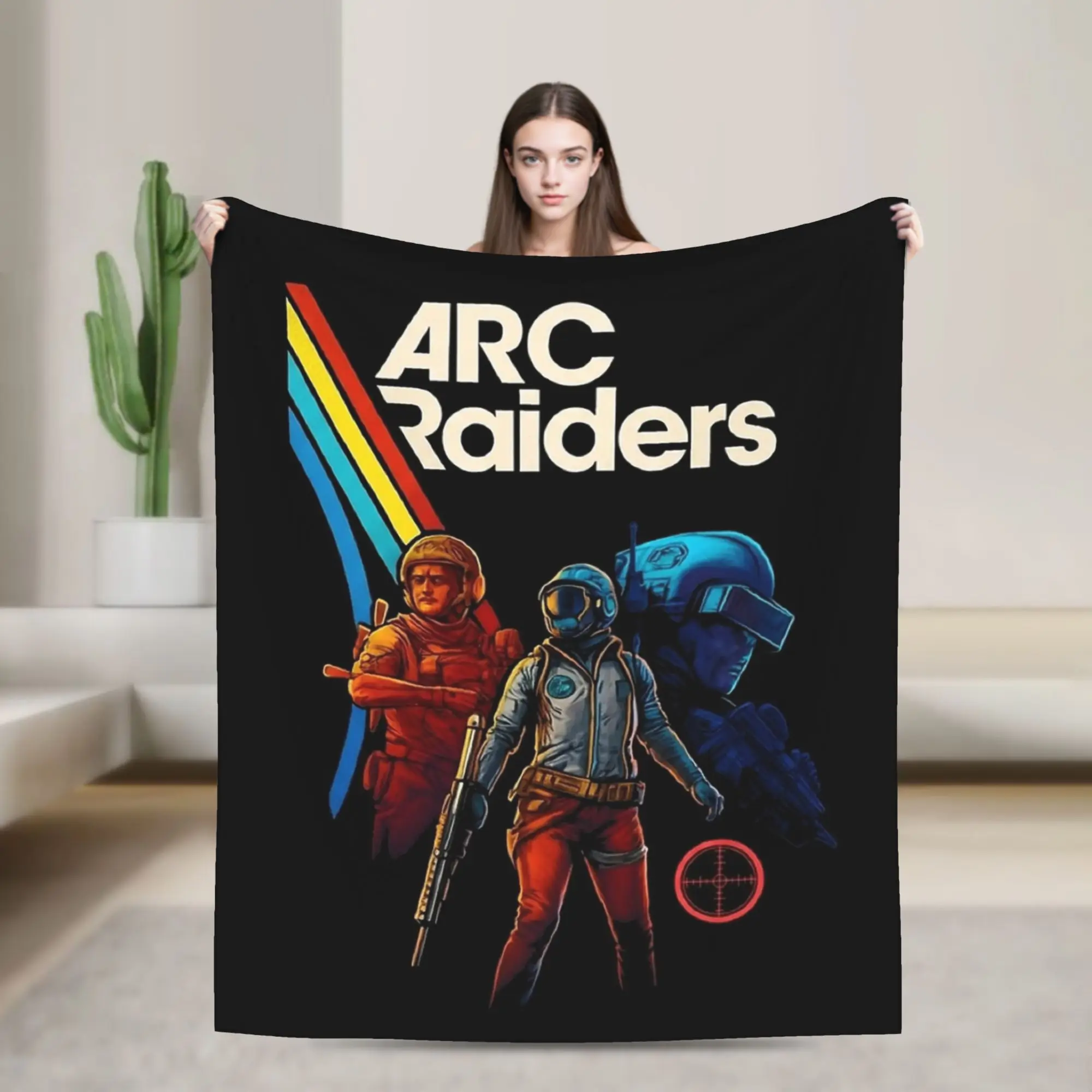 ARC Raiders Super Warm Blanket  Kids Adult Plush Bedding Throws Fluffy Bedroom Flannel Bedspread Sofa Bed Cover
