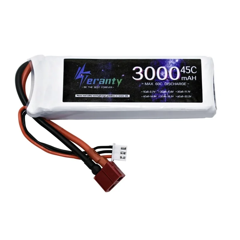 7.4v 2S Lipo Battery 1500mah 1800mah 2200mah 3000mah 4200mah 5200mah 6000mah 7200mah 10400mah XT90/XT60/T RC Parts 7.4v Battery