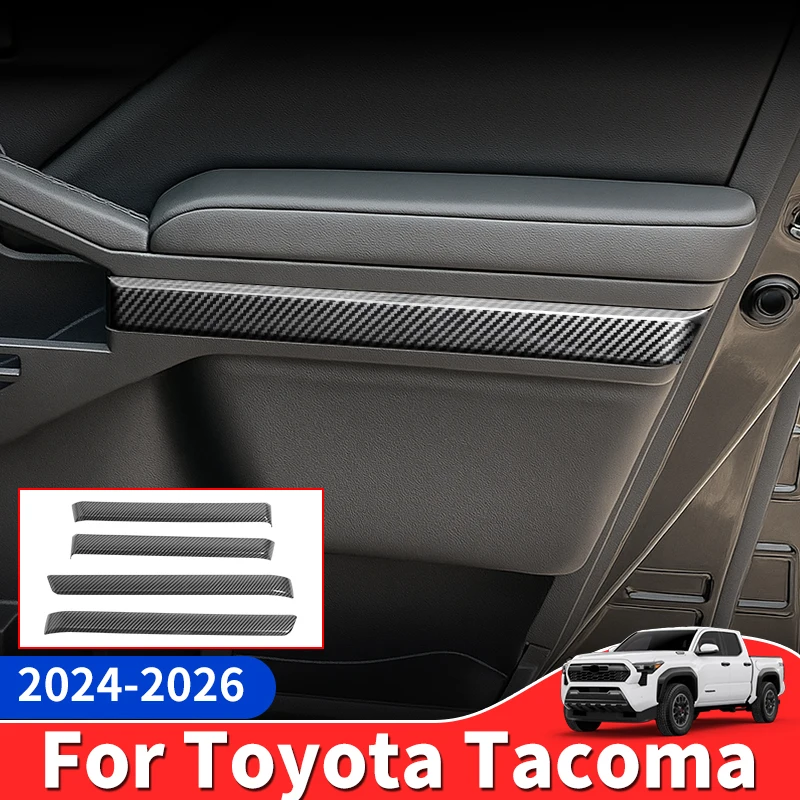 

For 2024-2026 Toyota Tacoma Car Interior Door Armrest Decorative Strip Interior Decoration Upgrade and Modification Accessories
