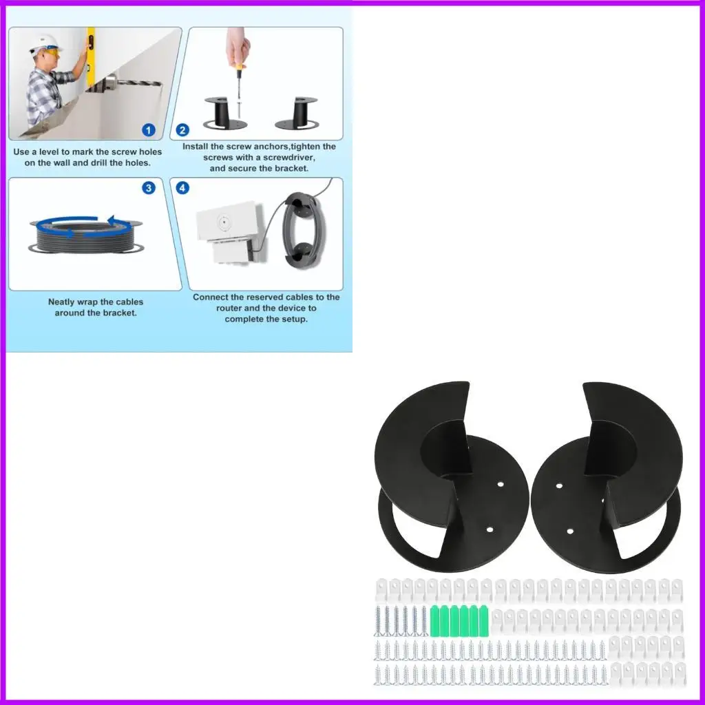 

Космическая экономия кабеля Организаторы кронштейны.