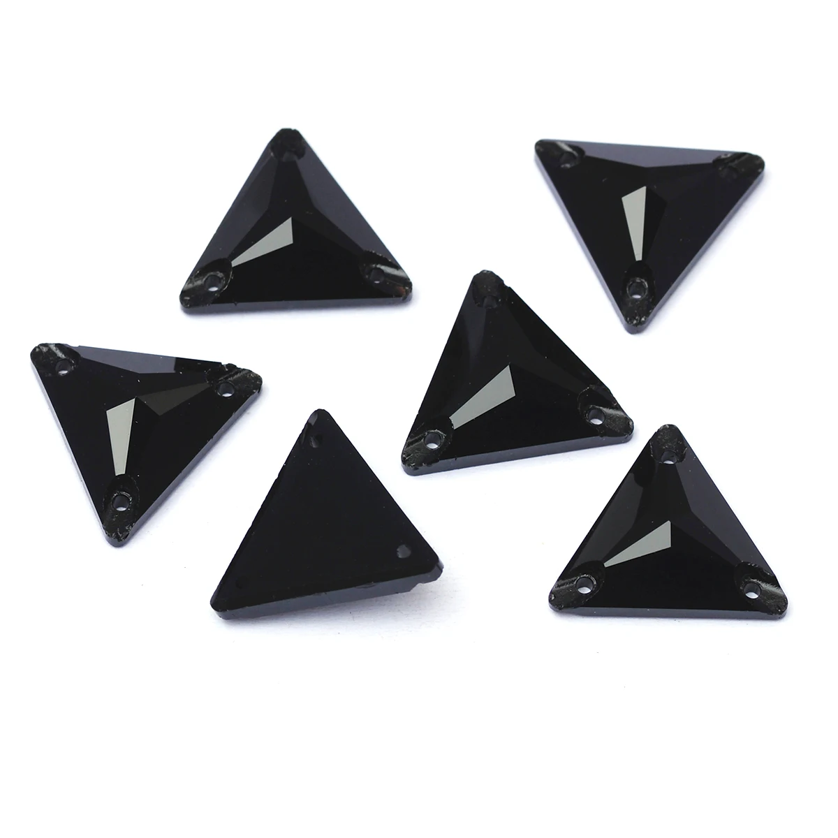 Pubrilex Crystal Jet Black Strass Flache Aufnähsteine Premium K9 Glas-Edelsteine für Handarbeiten, Kleidung, DIY-Basteln – Detail 11
