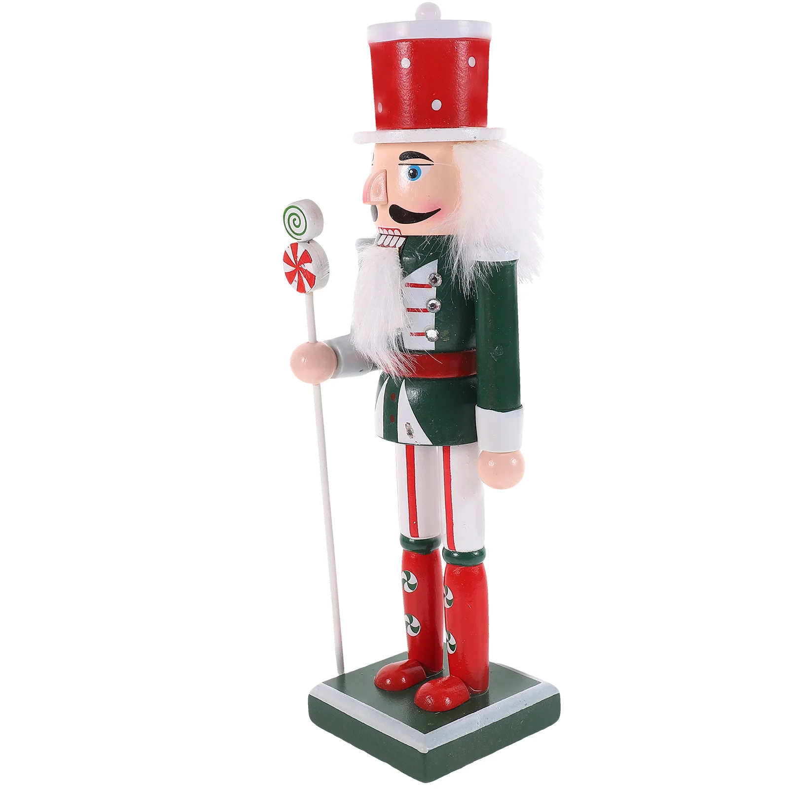 

Nutcracker Soldier Desktop Decor Wooden Christmas Figure Small Figures Xmas Party Toy