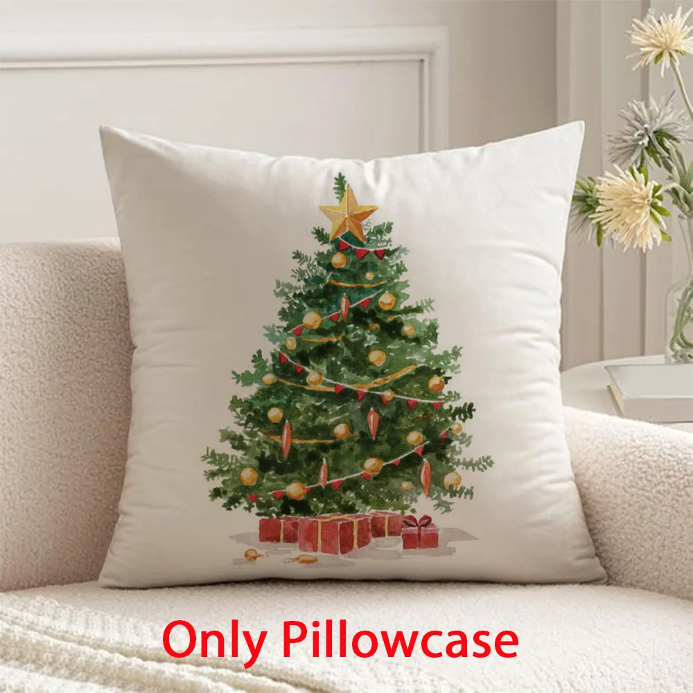 

Christmas Pillow cover fall decorative 45x45 cushions cover for pillow case winter decorative cushions