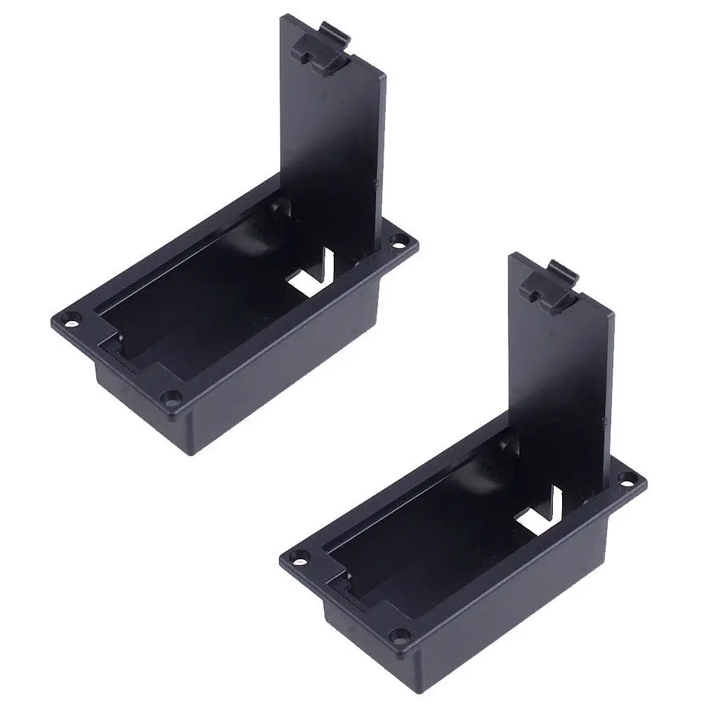 2Pcs Pickup Battery Holder High Quality Plastic Small Size Replacement Box for Active Guitar Bass Pickup Battery Compartment