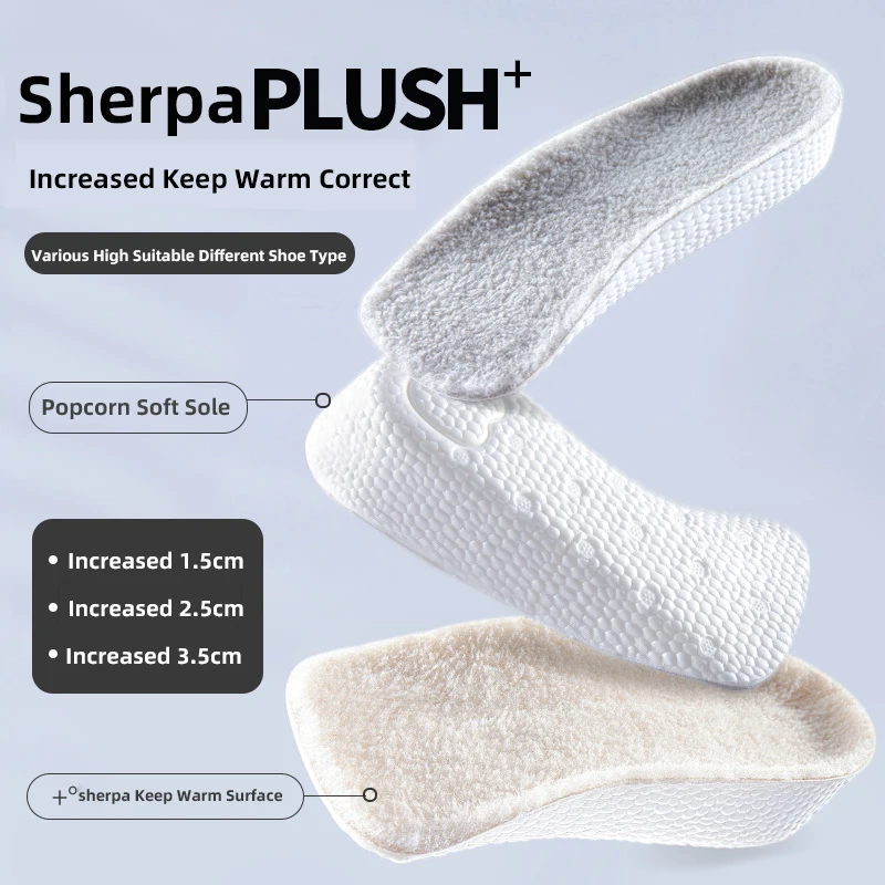 

2 пары теплых подошв, дышащие стельки, впитывающие пот стельки, бархатные зимние теплые стельки и каналы для обуви.