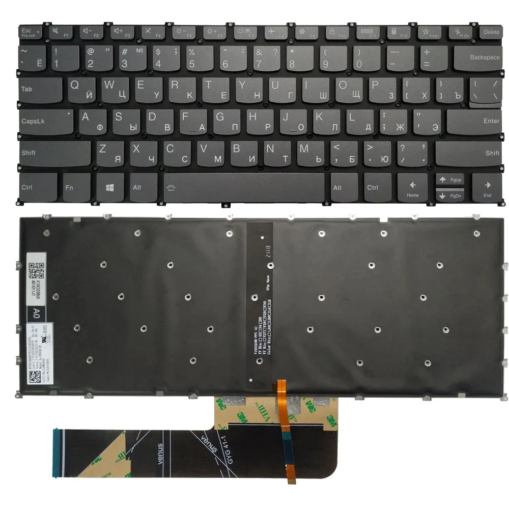 

Русская клавиатура для Lenovo IdeaPad Flex 5-14ALC05 5-14ARE05 5-14IIL05 5-14ITL05 YOGA Slim 7 Pro-14ITL5 14ARH5 14ACH5 14IHU5