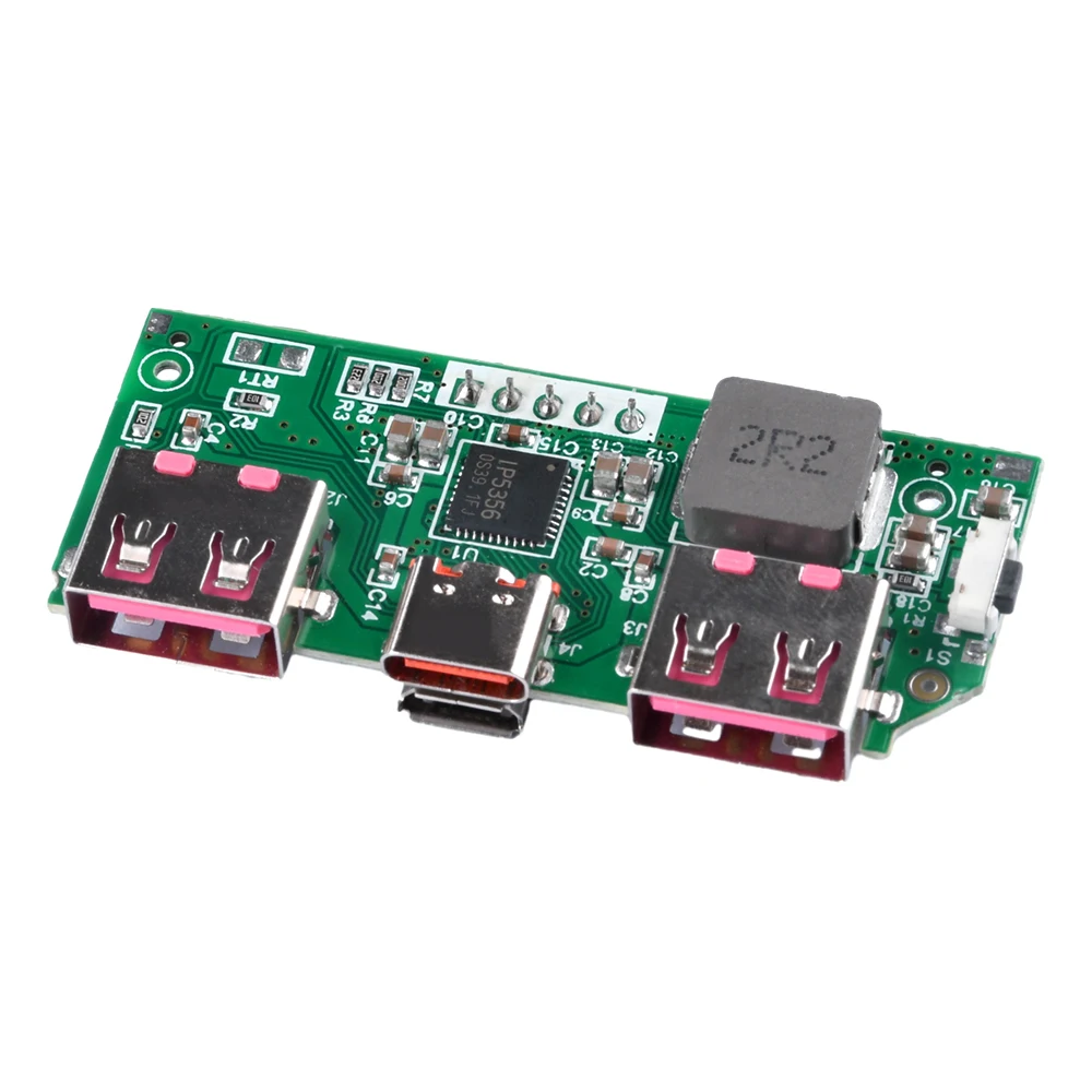 5V 3A Lithium Battery Digital Display Fast Charging Module IP5356 TYPE-C Micro USB QC3.0 2.0 PD3.0 PD2.0/AFC/FCP