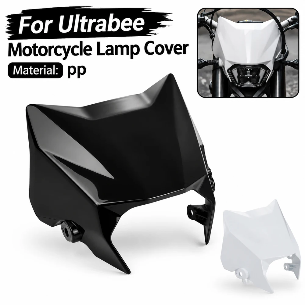 Motorrad-Lampenschutzmaske für Surron Ultra Bee Schutzzubehör Elektrisches Dirtbike Scheinwerfer-Schutzglas Lichtteile