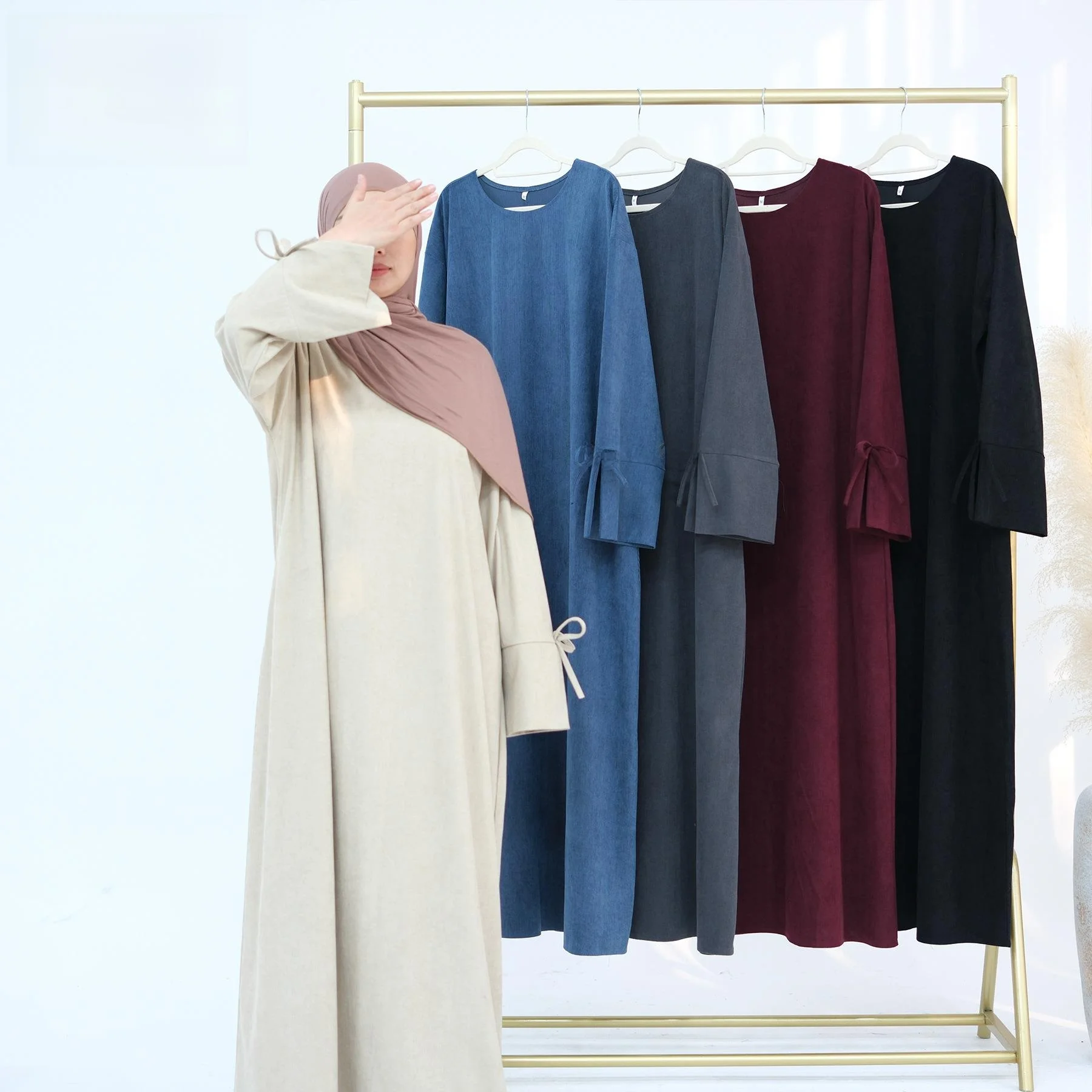 

Мужской модный комплект Lo Dubai Knot Sve Dr LR925 с длинными рукавами, осенний сезон, китайское производство