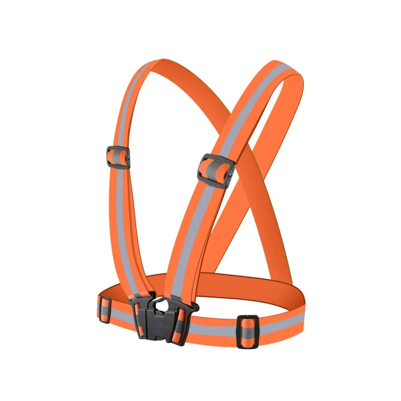 Outdoor Sports Safety Cycling Reflective Strap Night Run Protective Reflective Vest Elastic Strap Clothing Cycling Equipment