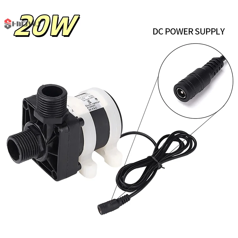 DC 12V 24V IP68 Silent 4 Points Threaded Brushless Solar Motor Water Pump Water Heater Shower Floor Heating Booster Pumps