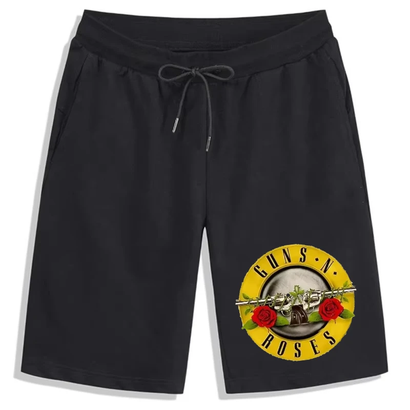 

2025 Summer New Pure Cotton Gun and Rose Loose Pure Cotton Fashion Animation Printed Men's and Women's Shorts Large Size