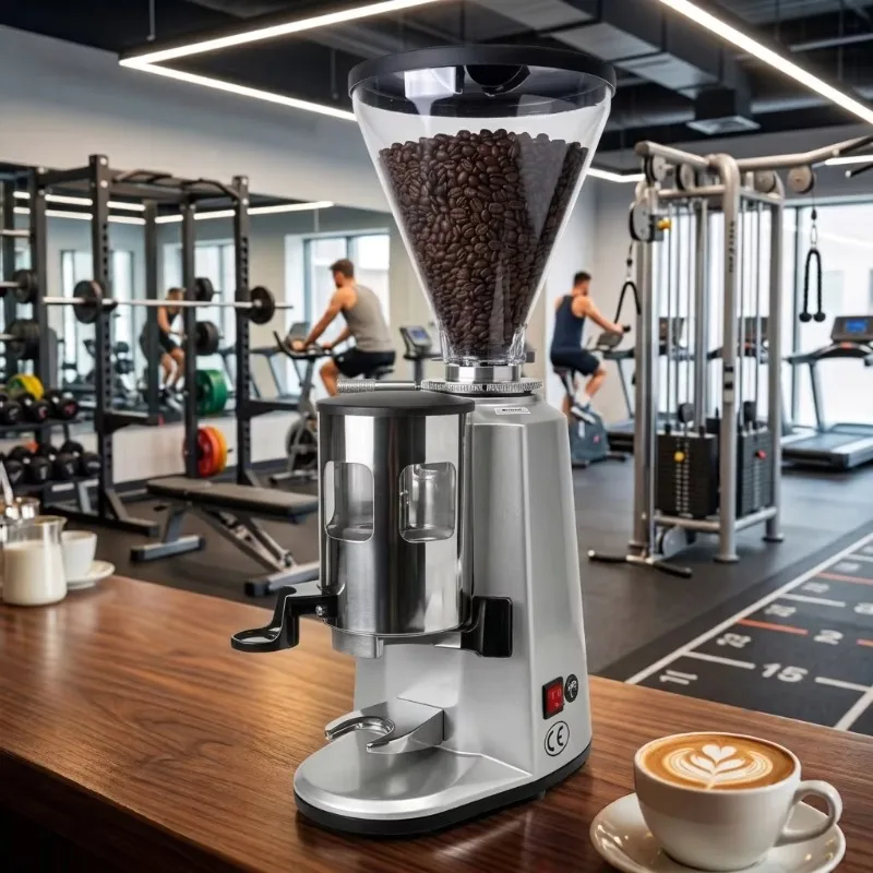 Airo Gym Equipment Coffee Grinder Machine Coffee Bean Grinder Electric 64mm Grinder Coffee Maker Manually Weighting