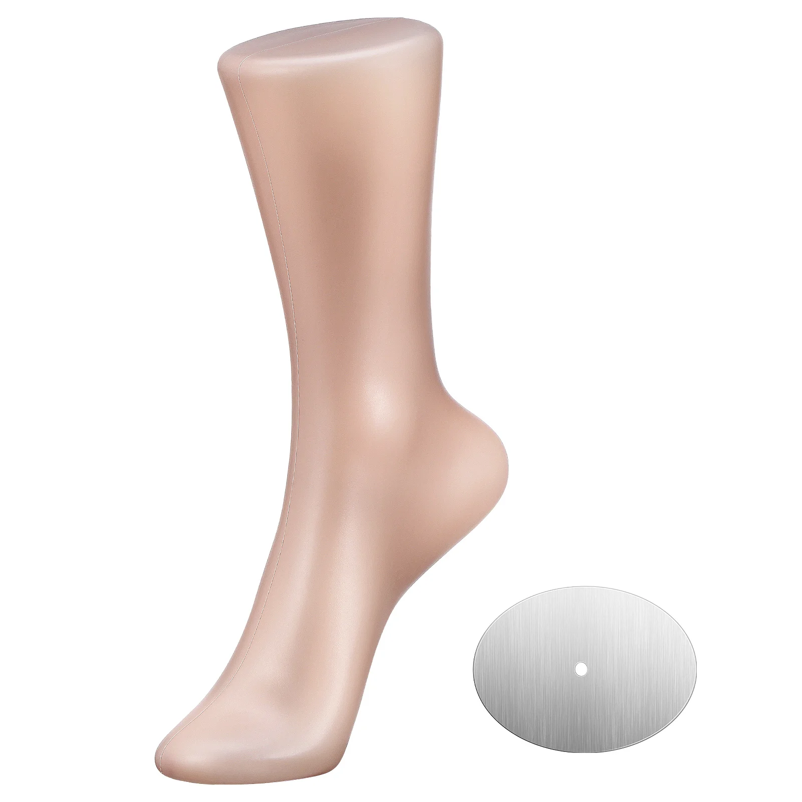 

Sock Display Stand Magnetic Foot Mannequin for Women Shoes Support and Jewelry Presentation Sock Display