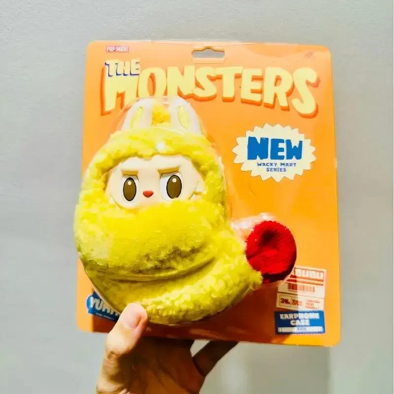Bolsa para auriculares de camarón Tempura 100% original, regalo colgante de juguete de peluche