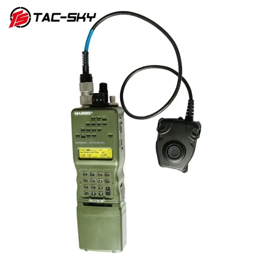 Ts TAC-SKY ptt 6 pin für pelto ptt taktisches headset für ein/prc152 152a militär walkie talkie modell radio militär