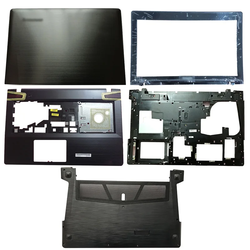 Поп-ноутбук для Lenovo Ideapad Y500 Y510 Y510P, задняя крышка ЖК-дисплея/передняя панель/подставка для рук/нижняя часть корпуса/нижняя крышка двери AM0R00040