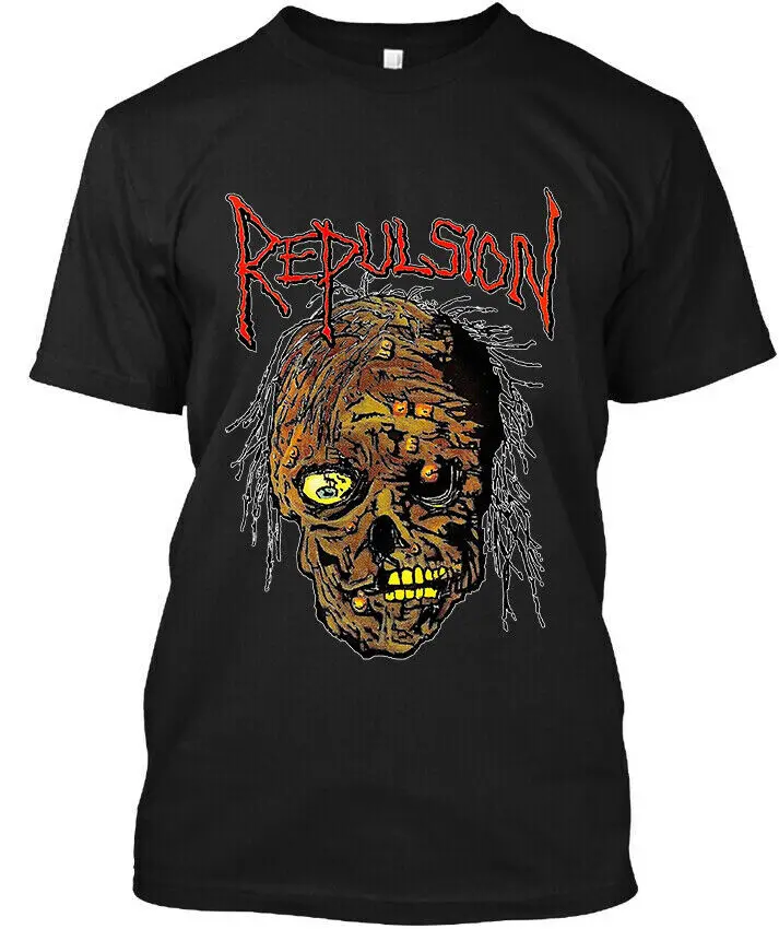 

NEW! POPULAR! Repulsion American Vintage Graphic Classic Art Logo T-Shirt S-4XL