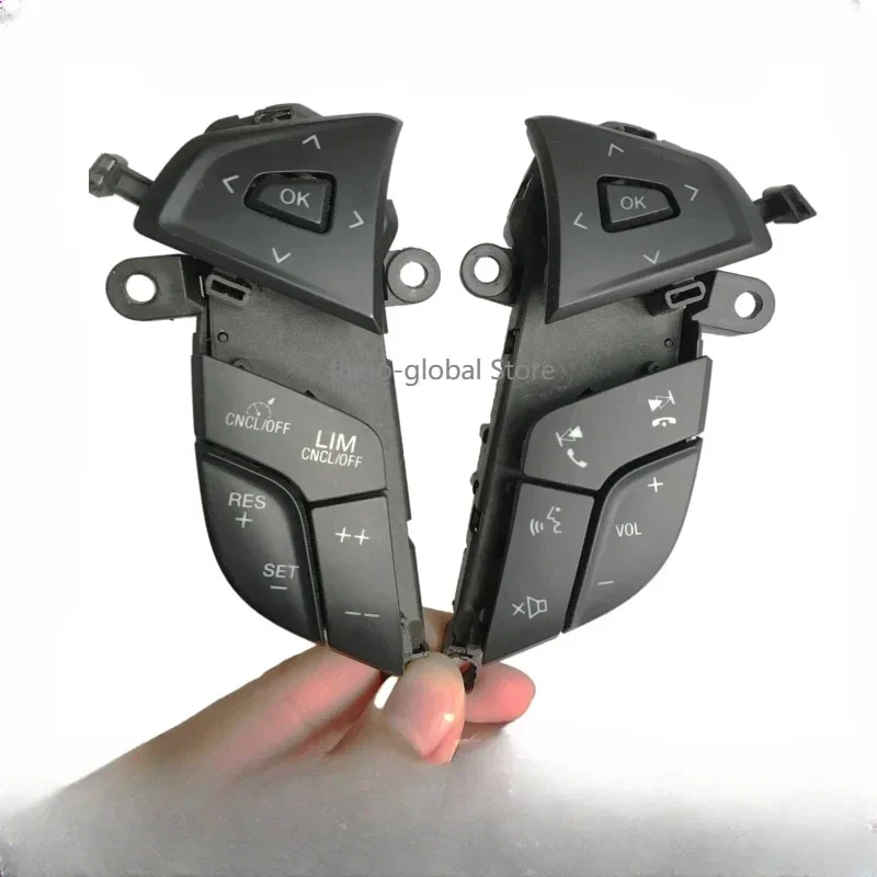 

Suitable for Ford New Mondeo New Edge Cruise Control Steering Wheel Button Volume Bluetooth Switch OK Button