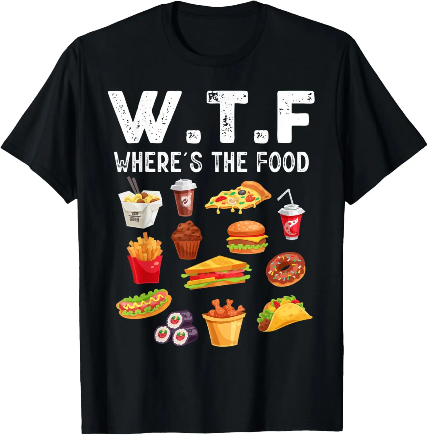 재미있는 WTF 음식 티셔츠는 어디에 있나요?
