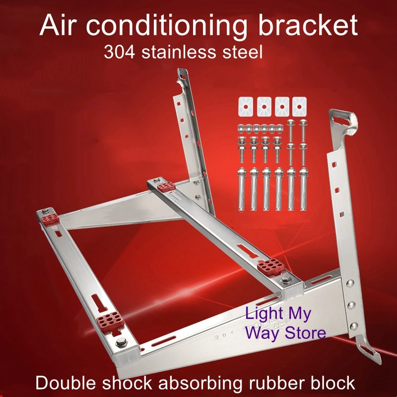1-3 KM 304 klimatyzacja wspornik ze stali nierdzewnej wspornik instalacji uchwyt do powieszenia klimatyzacji zimne powietrze