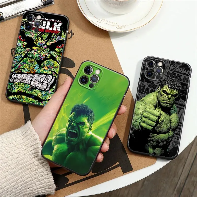 

The Hulk Marvel Green Giant Phone Case for iPhone 17 Cases 16 15 14 13 12 Mini 11 Pro Max 16 Plus 17Pro 17E 17Air 16E 7 XS Cover