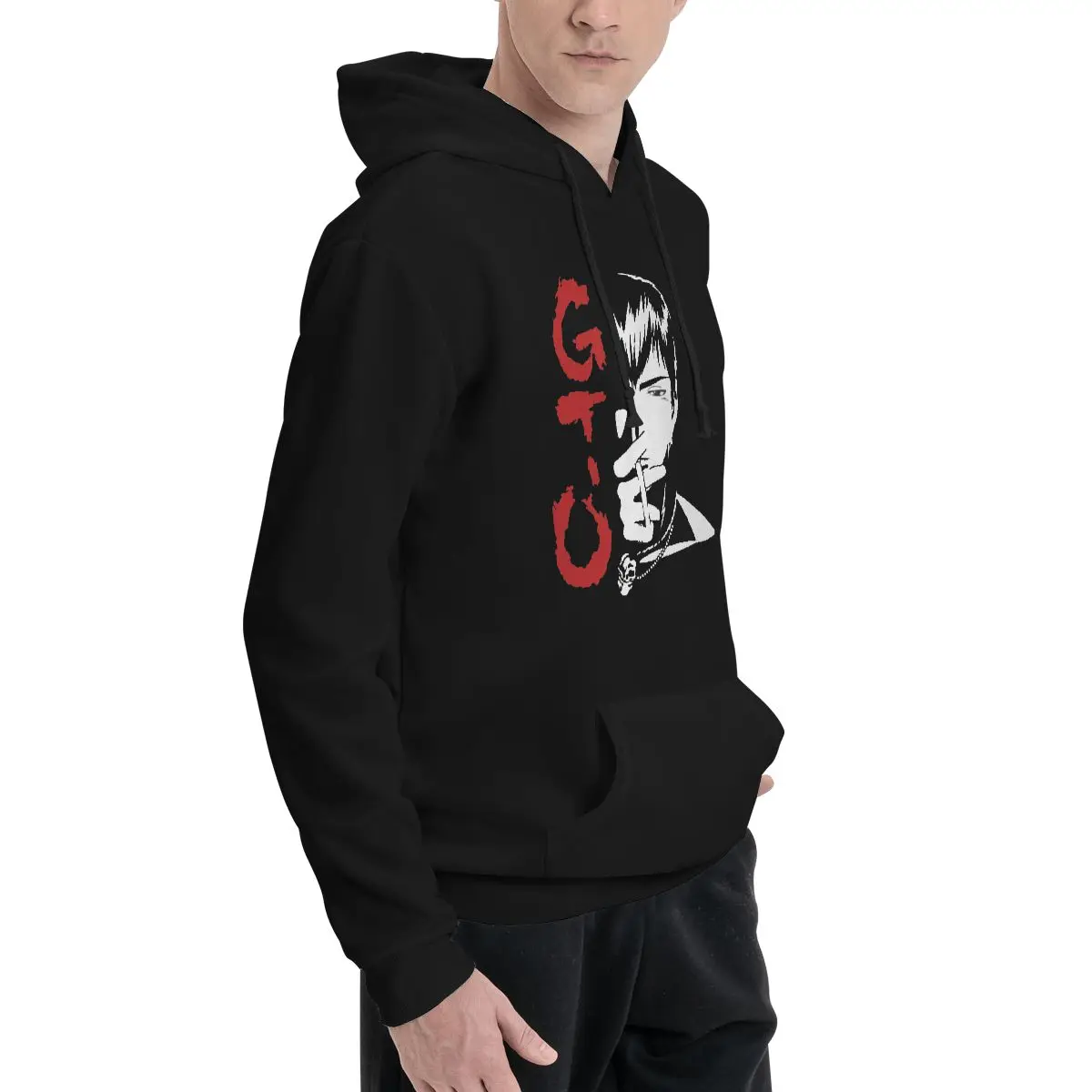 Hoodies Thin Fleece Sweatshirt Men\'s GTO Great Teacher Onizuka Purified Cotton GTO Manga Hooded Sweatshirt New Hoodie Shirt