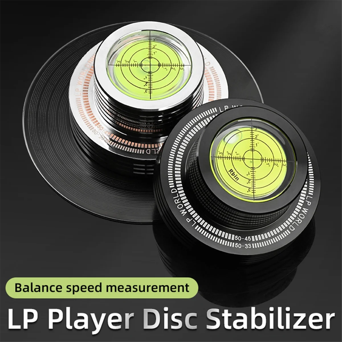 LP Player Disc Stabilizer 50Hz LP Vinyl Plattenspieler Plattenspieler Stabilisator mit