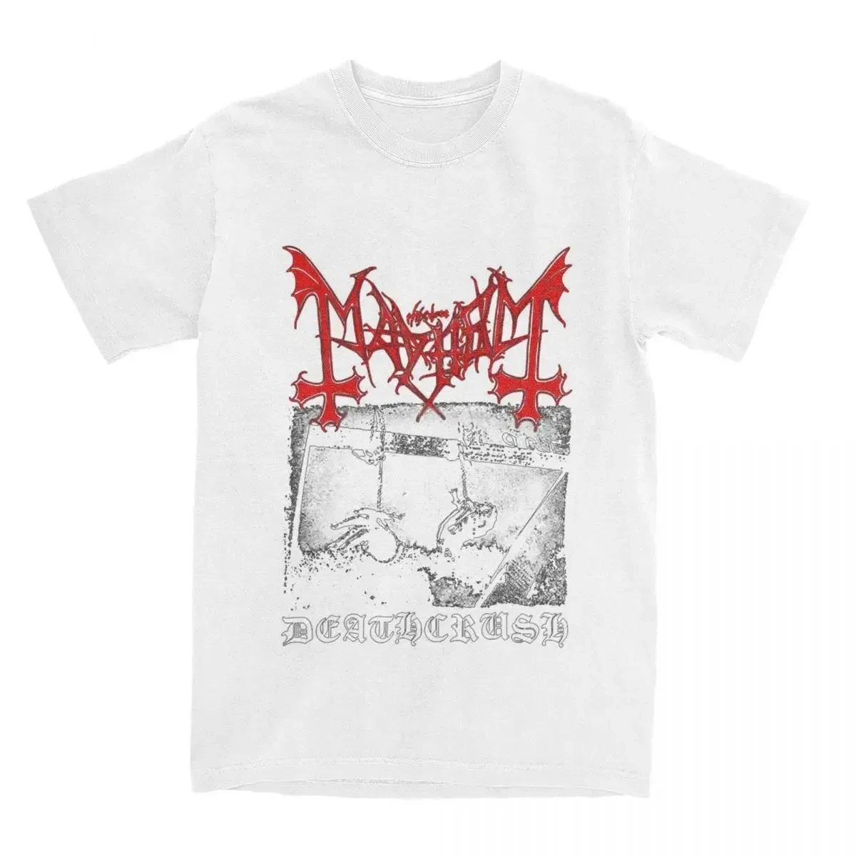 Men Women T Shirt Mayhem Deathcrush Euronymous Dead Varg Short SleeveCotton T Shirts O Neck Large Size T Shirt