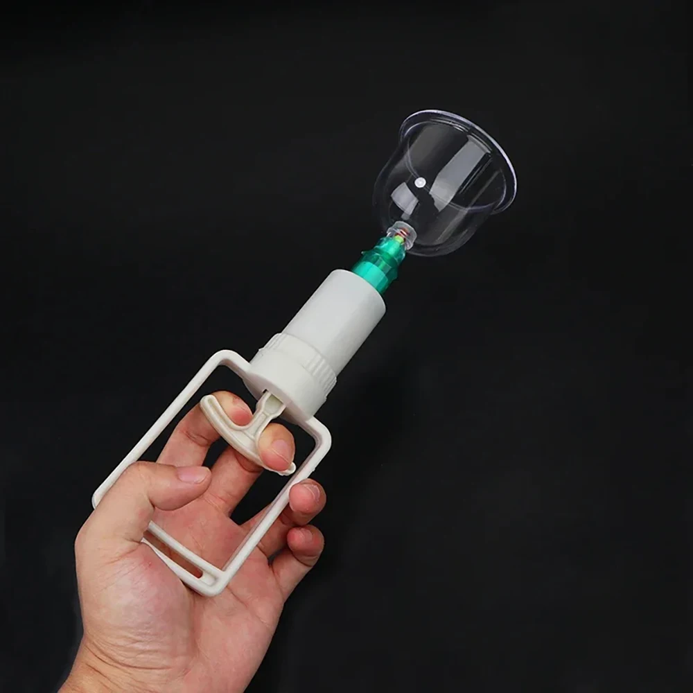 

Vacuum Cupping Massage Kit w/ Pump Gun - 6 Suction Cups for Back, Body Therapy, Anti-Cellulite & Detox