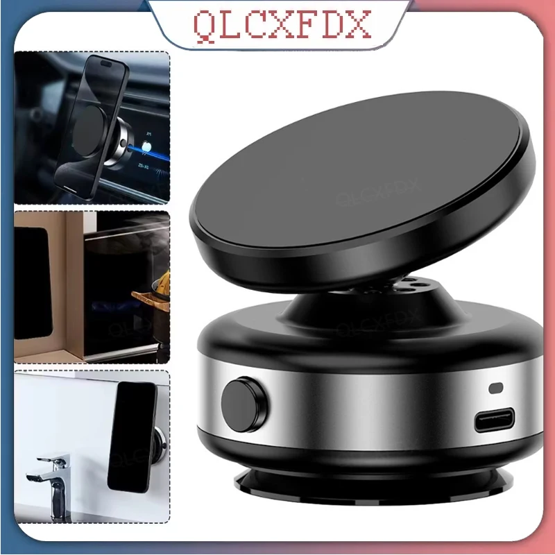 

Car Mount Phone Holder Magnetic Universal Adsorption Bracket Vacuum Adsorption Stable Dashboard Support GPS in Car for iPhone