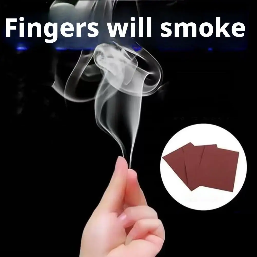 30 Uds. De papel mágico químico, trucos de magia de primer plano, dedos, infiernos de humo, cosas de escenario, accesorios de fantasía, trucos de magia divertidos