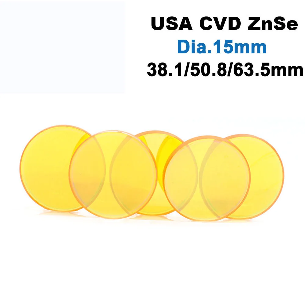 Imagem -04 - Haojiayi-cvd Znse Lente de Foco a Laser Co2 Máquina de Corte de Gravação a Laser Dia 15 fl 38.1 50.8 63.5 mm Foco para Eua