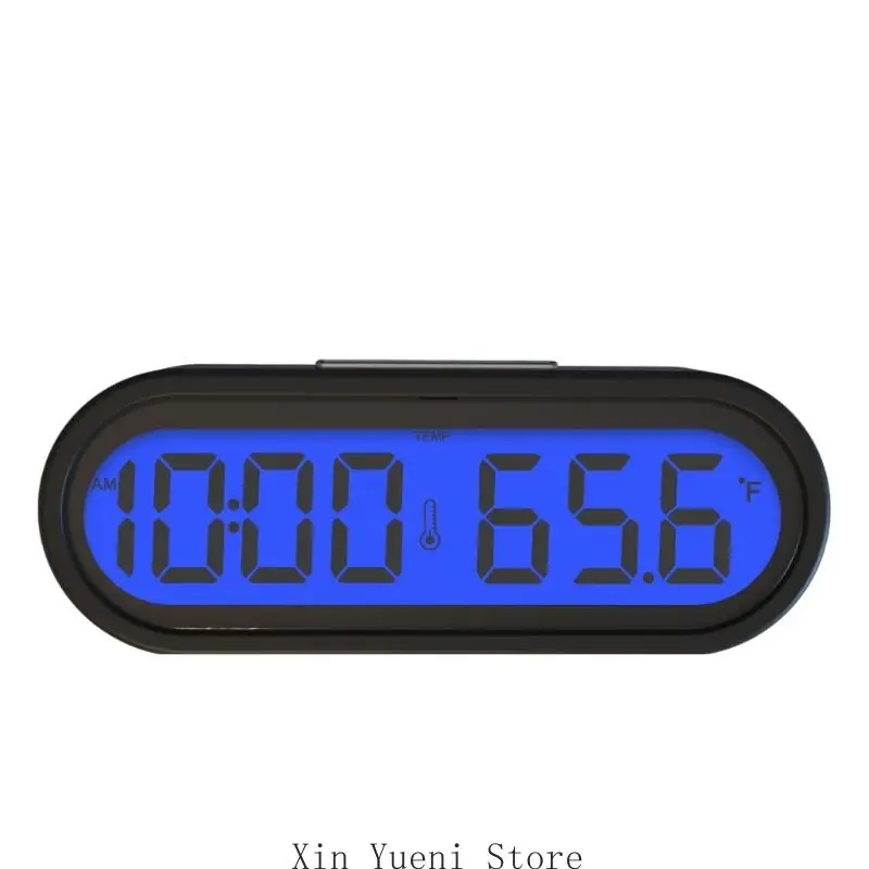 

E8BC Mini Electronic Auto Clocks Multifunctional Dashboard Moundation Clock