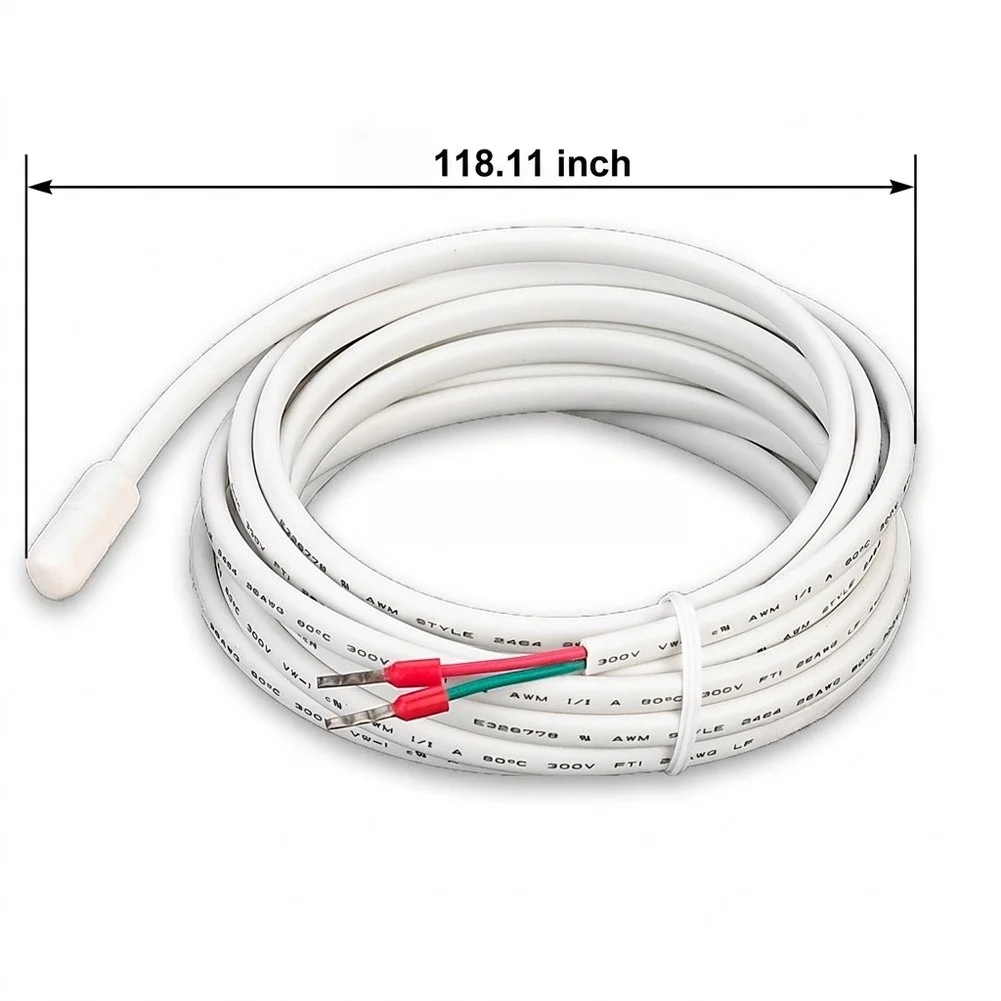 3M= External Sensor Probe For Electric Floor Heating Thermostat Temperature Controller Sensing Cable= High=Precision