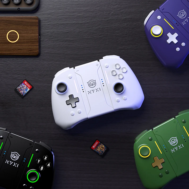 وحدة تحكم ألعاب NYXI Hyperion Pro، عصا تحكم لاسلكية في القاعة، لوحة ألعاب بلوتوث Joycon لوحدة تحكم Nintendo Switch2
