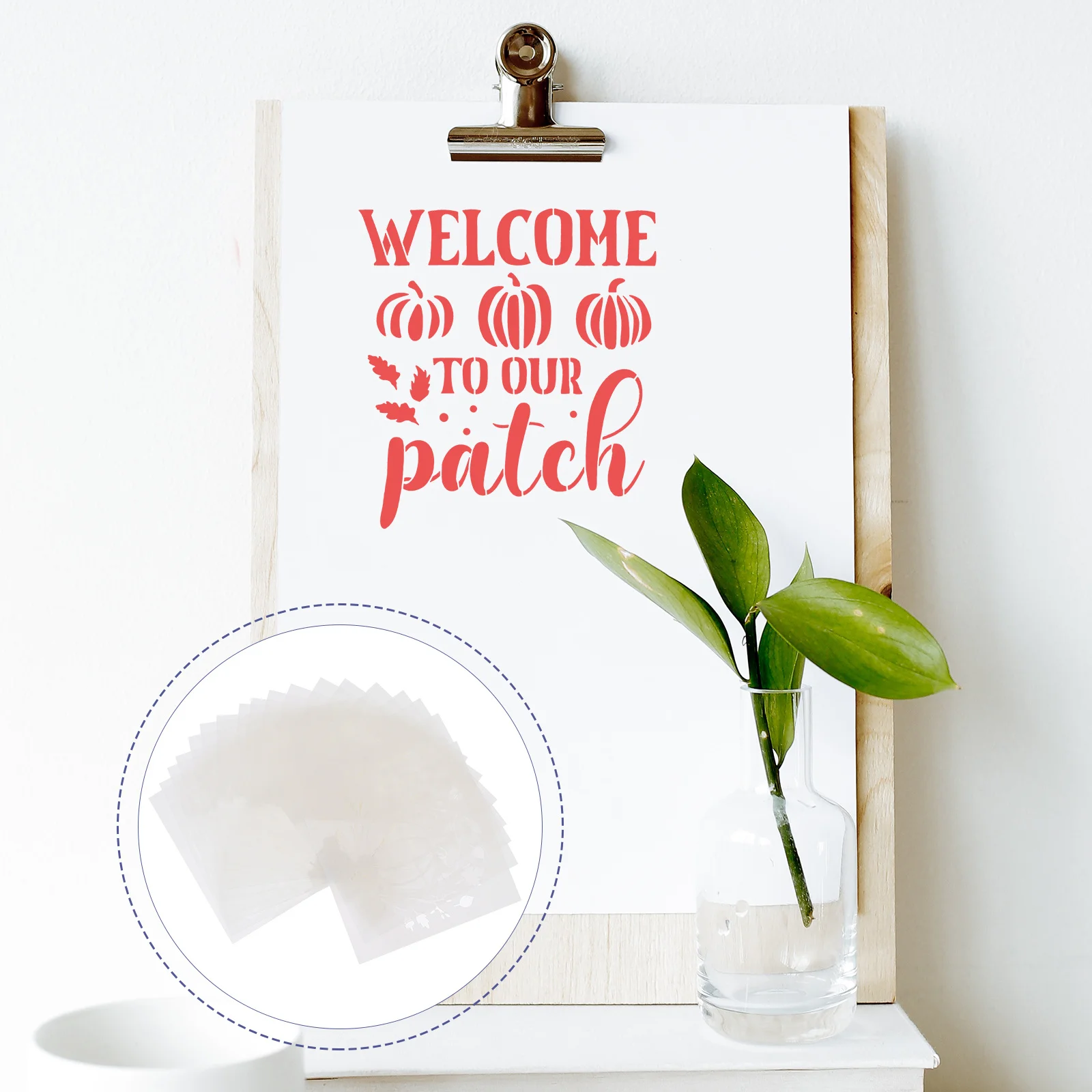 

18Pcs Reusable Art Painting Template Drawing Stencils Durable Creative DIY Spraying Craft Stencil for Kids Art Painting Template