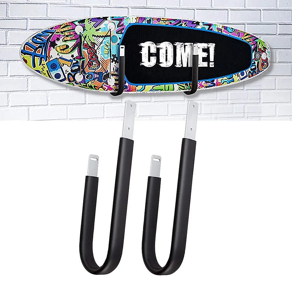 

Настенная вешалка для доски для серфинга, дисплей, крепежная подставка для лонгборда, доска для хранения лыж, кронштейны для крепления на открытом воздухе, горизонтальные крючки