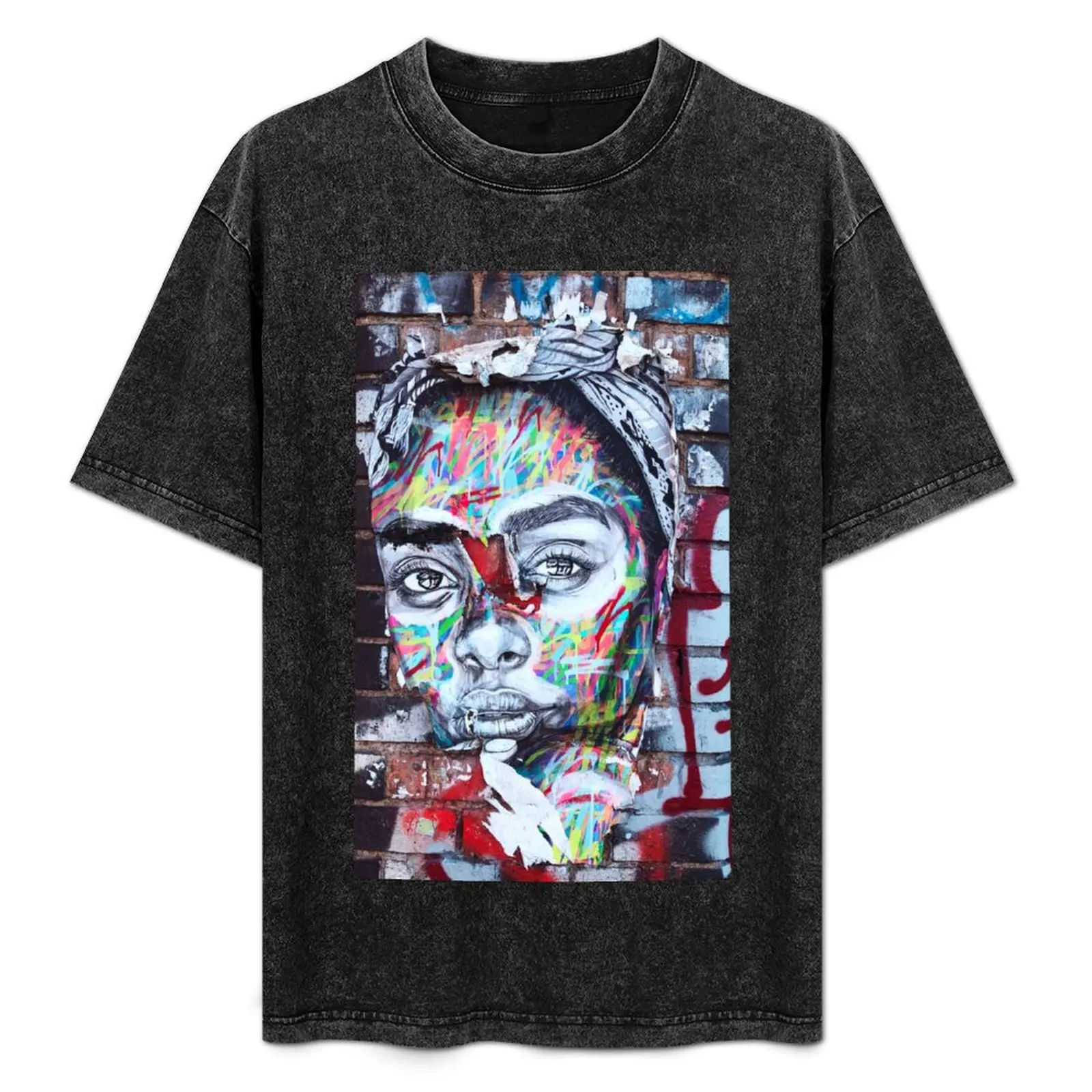 

Lauren Hill Graffiti T-Shirt Blouse vintage designer shirts slim fit t shirts for men