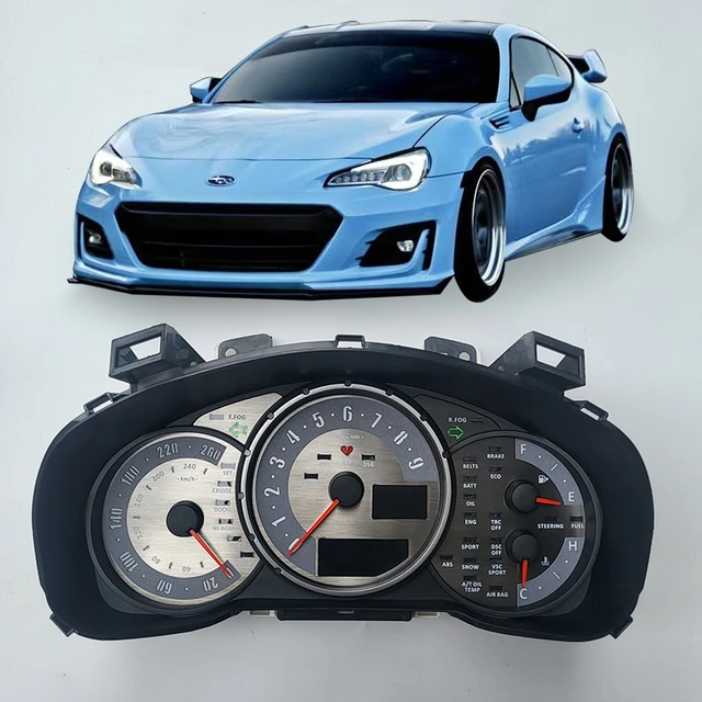 トヨタ86ゲージフェイス、スバルbrzインストルメントクラスター2012-2016、brzメタルスタイル - AliExpress