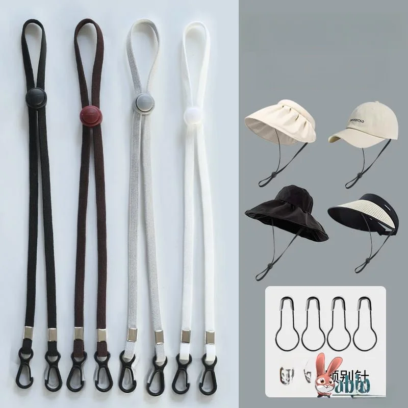 

Women's Elastic Anti-Loss Windproof Hat Cord for Fisherman Caps Fixed Strap Hat Rope Suitable for All Seasons