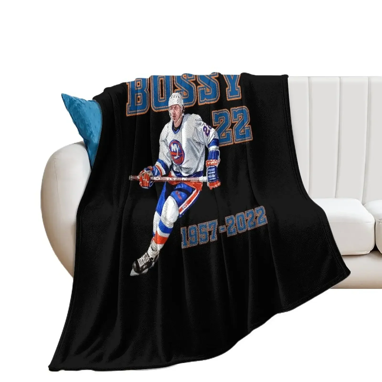 Mike Bossy Number 221957-2022 Throw Blanket funny gift Tourist Sofa for winter Blankets