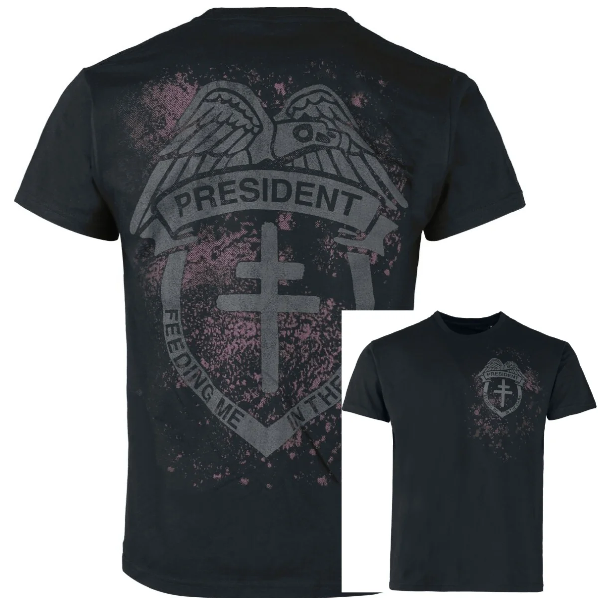 Fit President Graphic Cotton Band T-shirt Unisex Summer Short Sleeve Fashion Brand Tee Luxury Casual Vintage Tees