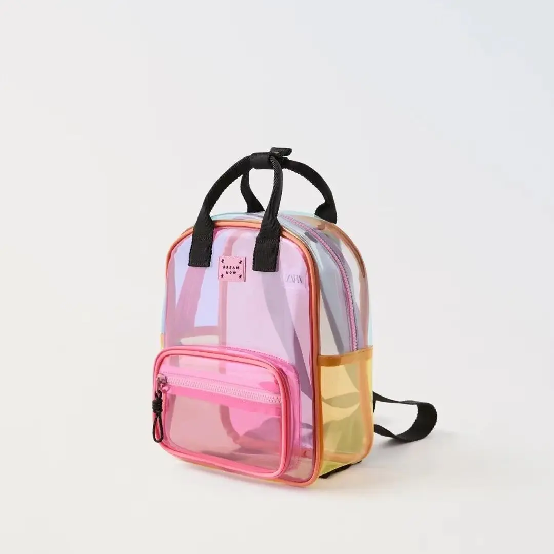 Cute Pink Kids Backpack for Girls transparent Waterproof Toddler Backpack for Girls Bags Kids School Bags Kids Accessories