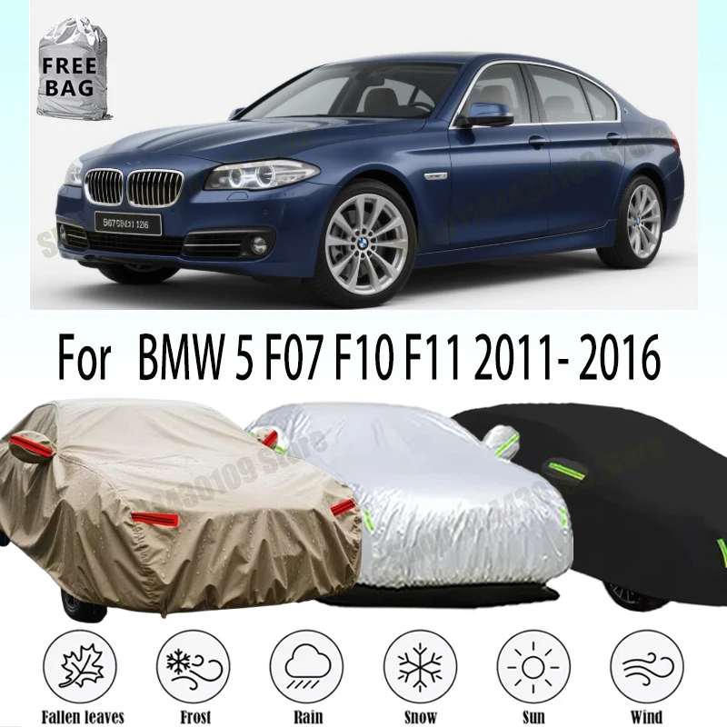 

Car Cover Waterproof Anti-Hail UV Protection Full Auto Cover Universa For BMW 5 F07 F10 F11 2011- 2016 Car Exterior Accessories
