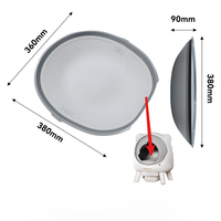 Replacement Washable Fabric Pad for Automatic Litter Box Absorbent Waterproof Scratch-Resistant Toilet Mat