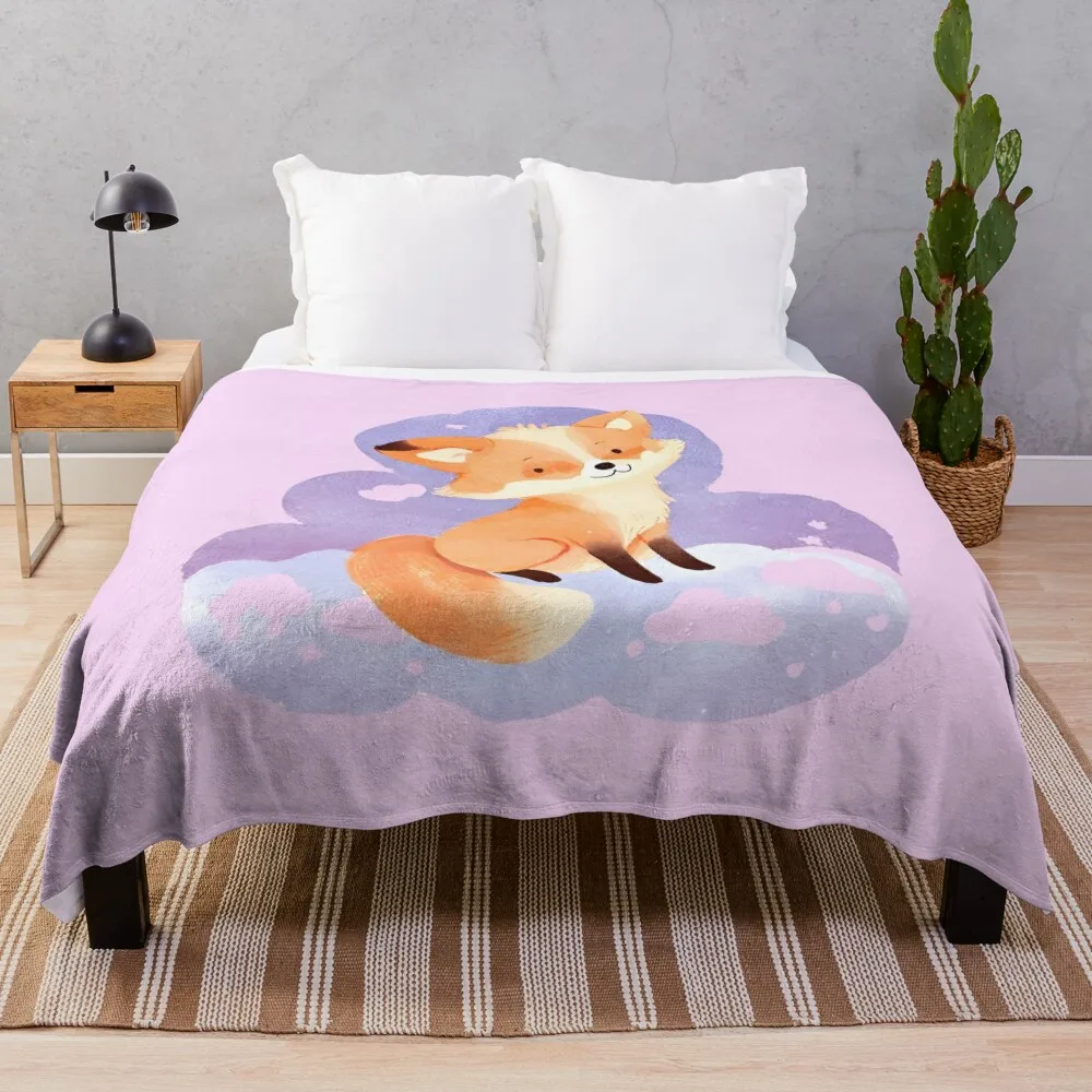 fox Throw Blanket Luxury Brand Decoratives Beautifuls Luxury Thicken Blankets