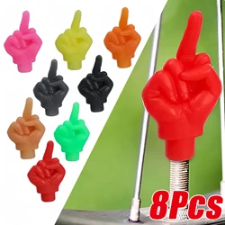 Car Middle Finger Styling Tire Valve Cap Car Styling Decor Wheel Nozzle Dustproof Waterproof Tyre Valve Stem Cap Car Accessories